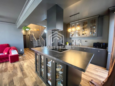 3 camere PENTHOUSE  complet mobilat si utilat de lux Popesti Leordeni
