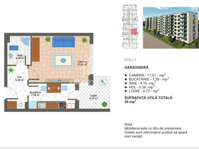 GARSONIERA BERCENI- GRAND ARENA- COMISION 0