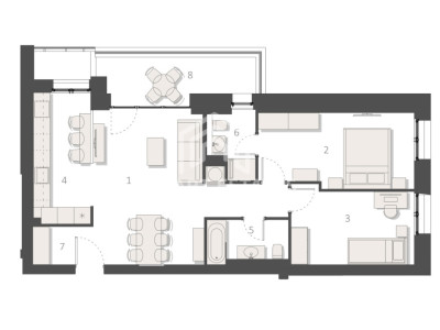 Apartamente de inchiriat Bucuresti Pipera imagine mica 7