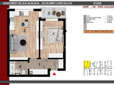 Apartamente de vanzare Popesti-Leordeni imagine mica 2