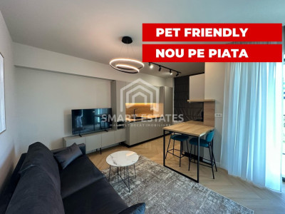 INCHIRIERE STUDIO PET FRIENDLY - PIPERA METROU - COMPLET MOBILAT UTILAT 