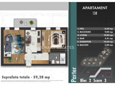 APARTAMENT 2 CAMERE - METALURGIEI -COMISION 0%