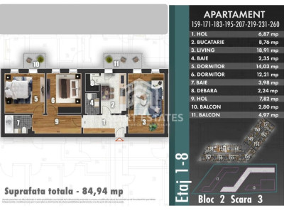APARTAMENT 3 CAMERE SPATIOS- METALURGIEI -COMISION 0%