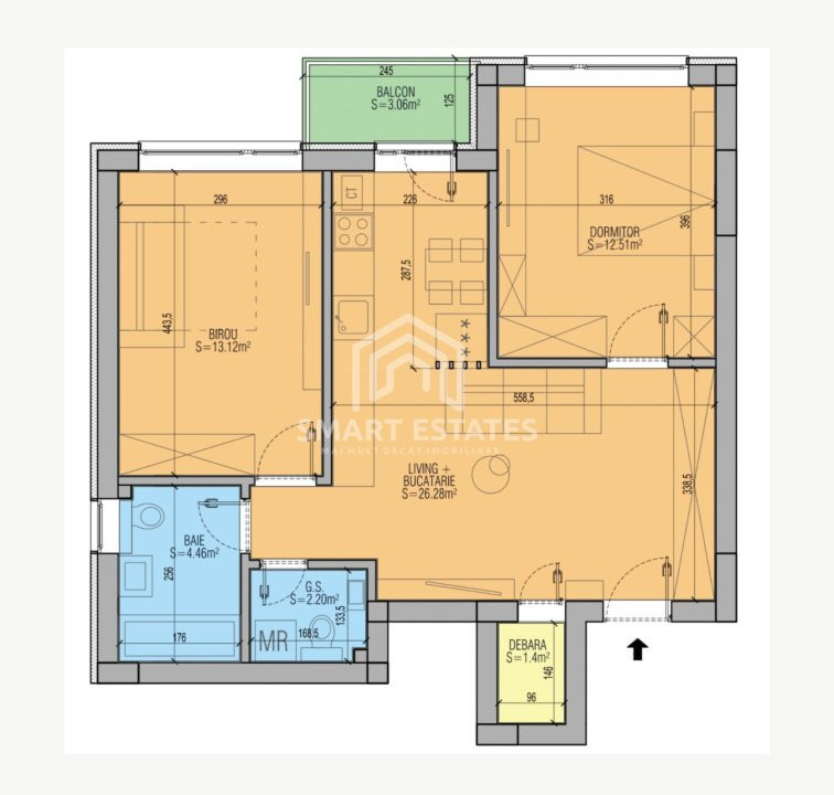 Apartamente de vanzare Popesti-Leordeni Central 2
