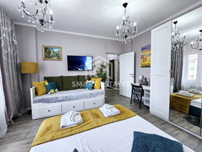 Garsoniera 38 mp- renovata integral - regim hotelier activ - Universitate