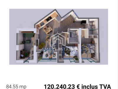 Berceni - Drumul Binelui - 3 Camere- Comision 0